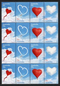 Australia SG4316a Special Occasions 2015 Love is in the Air in a U/M Block