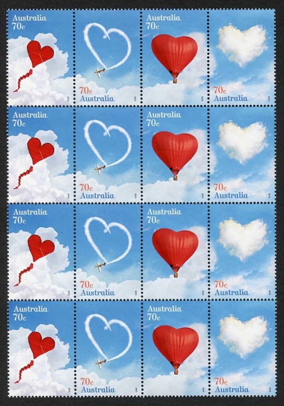 Australia SG4316a Special Occasions 2015 Love is in the Air in a U/M Block