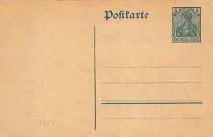 Germany, Government Postal Card