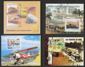 WORLDWIDE (120) All Different Souvenir SHeets ALL Mint Never Hinged