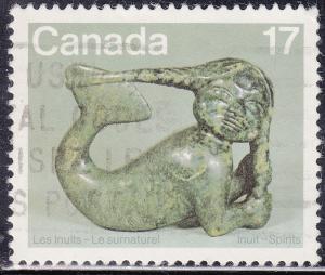 Canada 866 USED 1980 Inuit Indian Spirits 17¢