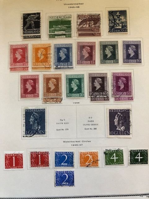 Netherlands 1930 to 1960 - 10 Scans