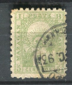 FRENCH MOROCCO MARAKESH 1890s Local issue fine used 5c. value