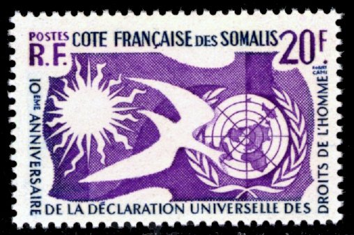 Somali Coast 1958 Scott #274 Mint Never Hinged