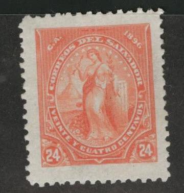 El Salvador Scott 142 MNG 1896