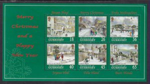 Guernsey 725a Christmas Souvenir Sheet MNH VF