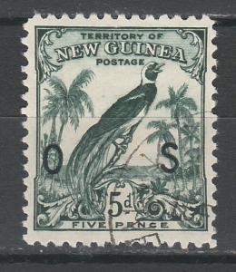 NEW GUINEA 1932 UNDATED BIRD OS 5D USED 