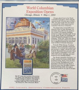 Centenary Anniversary Commemorative Panels.