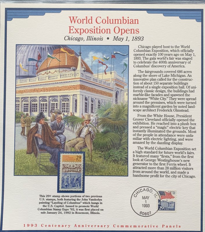 Centenary Anniversary Commemorative Panels.