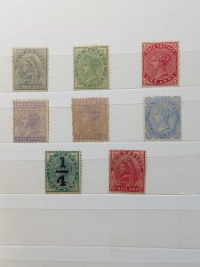 1898-1900 India Rare Set Queen Victoria Lot Mint/LH/VF/XF WMK Star SG#110-18