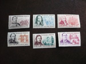 Stamps - France - Scott# B350-B355 - Mint Hinged Set of 6 Stamps