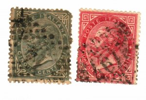 Italy #26, 31 used
