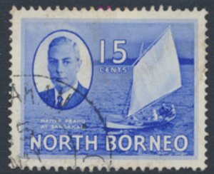 North Borneo  SG 363 SC# 251 Used  see scans and details