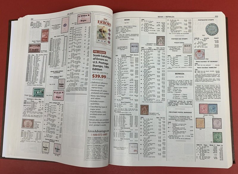 Scott 2022 Classic Specialized Catalogue 1840-1940, U.S. & Countries A-Z 