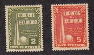 Ecuador - 1939 - SC 388-89 - H