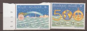 BELGIUM SG3127/8 1992 EUROPA COLUMBUS MNH