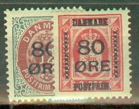 JZ: Denmark 136-7 mint CV $87.50
