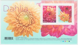 Canada - *NEW* Dahlia Souvenir Sheet (Flowers) - MNH