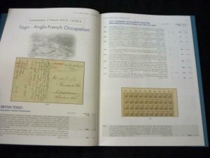 CORINPHILA AUCTION CATALOGUE 2010 TOGO OCCUPATION 'WOLLENHAUPT' COLLECTION