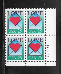 #2618 MNH Plate Block