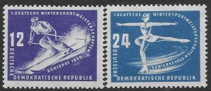 Germany- DDR  51-52   1950   set  2  FVF  NH