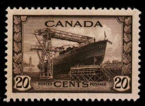 CANADA SCOTT# 260 ISSUE OF 1942 - OGLH - VF - CV $9.00  (ESP#415)