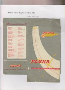 O) URUGUAY-PLUNA. BROCHURE,TICKET FOLDER, XF