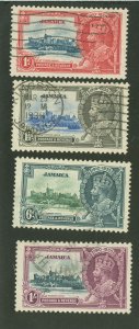 Jamaica #109-112  Single (Complete Set) (Jubilee)