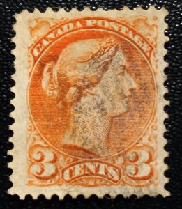 Canada Scott #41 Used Bright Vermilion VF QV 3c