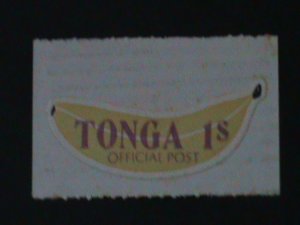 ​TONGA-1976-SC# 429-LOVELY BEAUTIFUL BANANA SHAPE CUT  MINT VF-HARD TO FIND