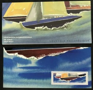 France #3328 MNH S/S Sealed Pack Sailing Federation 2007