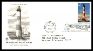 US 3787-3791 Lighthouses PCS Set of Five Typed FDC