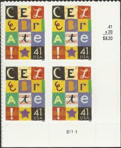 # 4196 MINT NEVER HINGED CELEBRATE