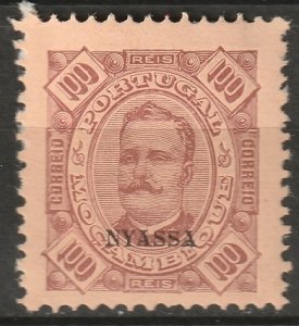 Nyassa 1898 Sc 9 MH* disturbed gum