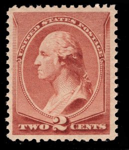 MOMEN: US STAMPS #210 MINT OG NH VF+ LOT #81476*