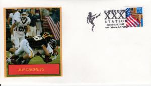 UNITED STATES  - 1997 SUPER BOWL XXXI STATION CANCEL  FDC4795