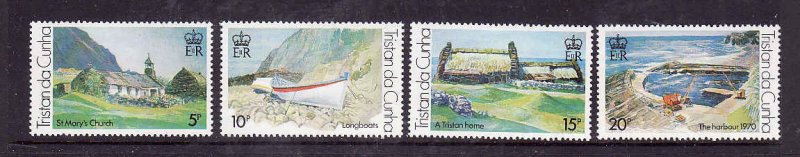 Tristan da Cunha-Sc#209-12- id4-Unused NH set-Artist's views of the isla...