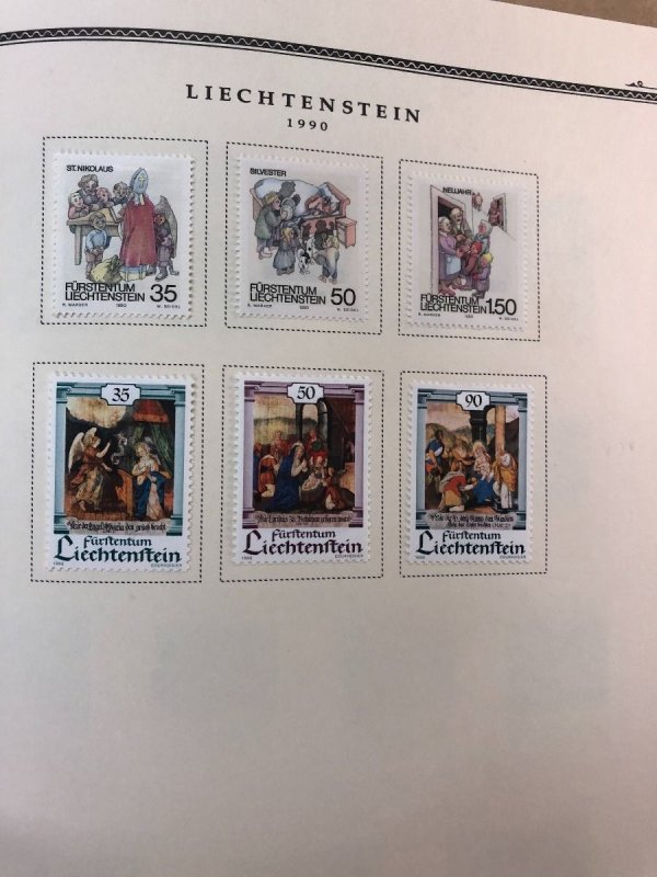 LIECHTENSTEIN – MINT COLLECTION 2nd HALF OF THE 20th CENTURY – 424449