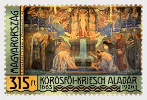 2013 Hungary Aladar Korosfol-Kriesch Painter (Scott 4296) MNH