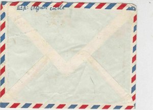 Rep Du Cameroun 1969 Airmail Ebolowa Cancels President Stamp Cover Ref 30692 