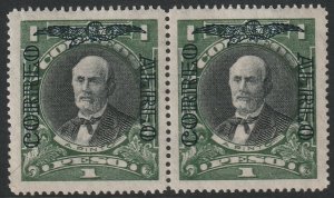 Chile 1928 Sc C10 air post pair MNH**