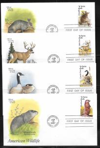 United States, 2286-2335, Wildlife Artcraft First Day Cover FDC