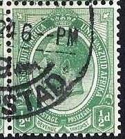 SOUTH AFRICA #2 - USED BLOCK OF 4 - 1913 - SOAF060DTS16