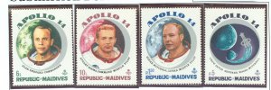 Maldive Islands #367-370 Mint (NH) Single (Complete Set) (Astronauts)