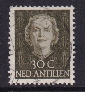 Netherlands Antilles   #224 used 1950  Juliana 30c