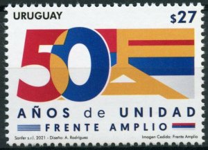 Uruguay 2021 MNH Politics Stamps Frente Amplio Broad Front 50th Anniv 1v Set