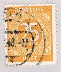 Germany 546 Used Numeral 25 1946 (BP5396)