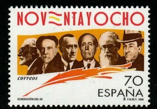 SPAIN SG3472 1998 SPANISH WRITERS MNH