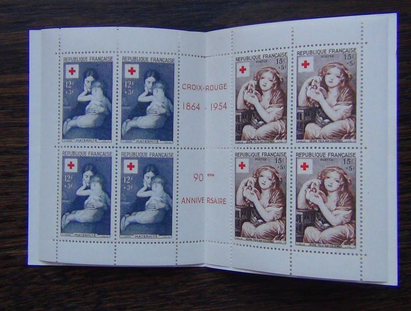 France 1954 Red Cross Booklet MNH