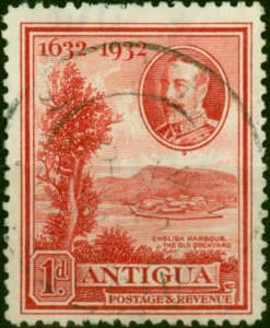 Antigua 1932 1d Scarlet SG82 Fine Used